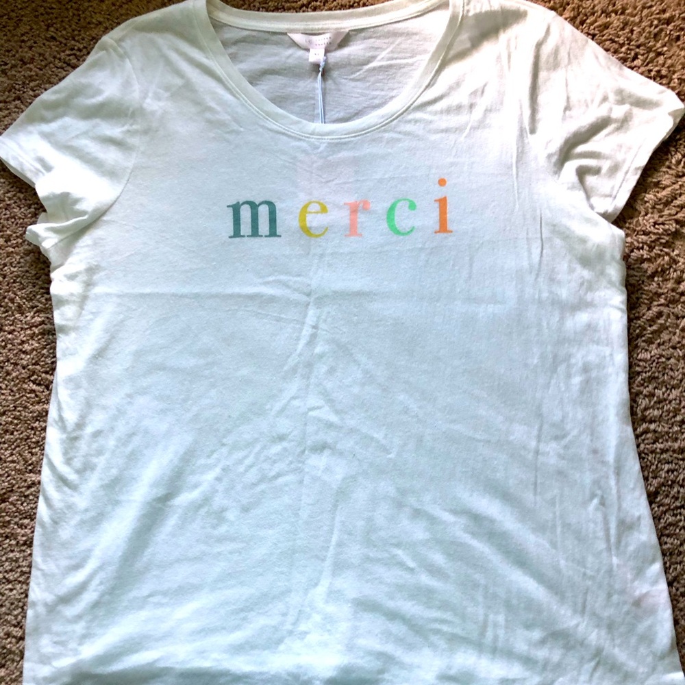 French MÉRCI t-shirt size XL